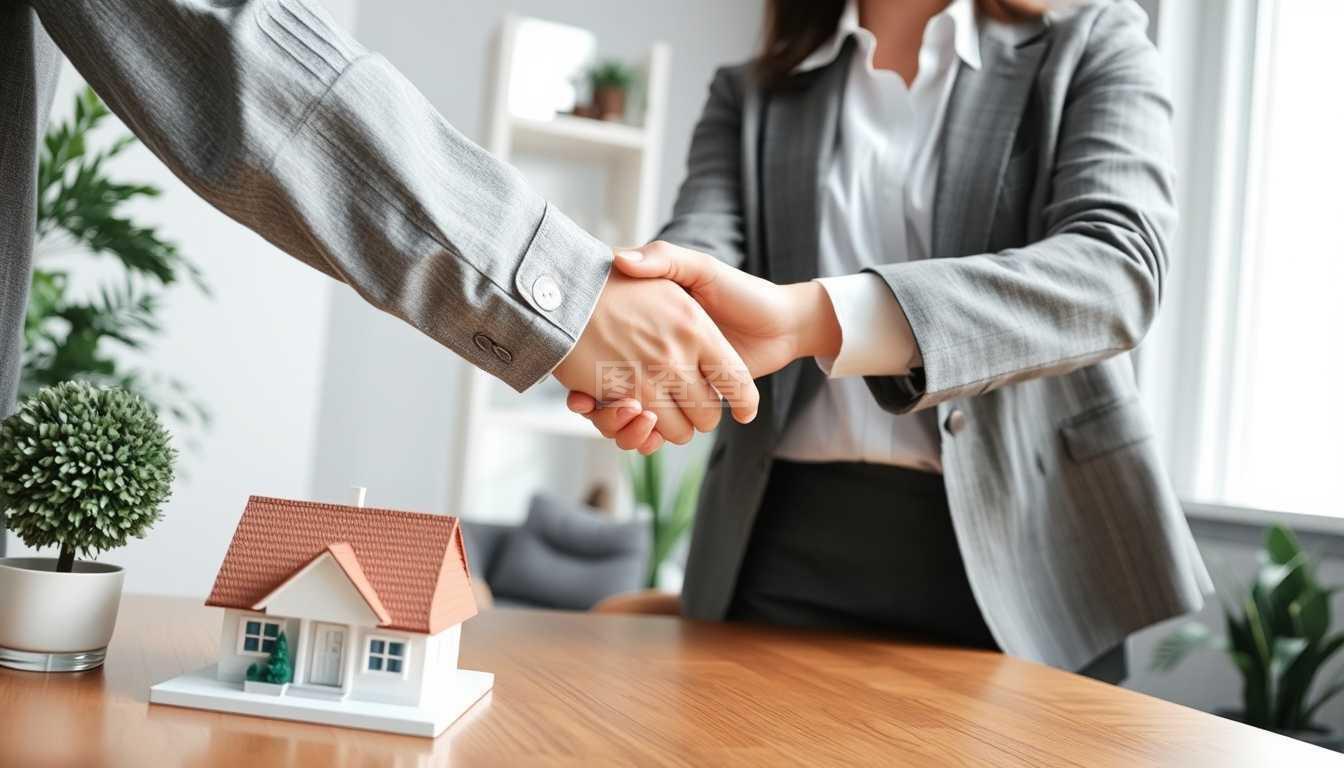 專業(yè)握手 地產(chǎn)代理與客戶溝通信任的橋梁